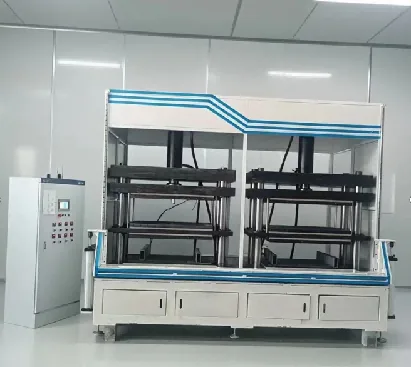Dual-Station Dual-Layer Hot Press